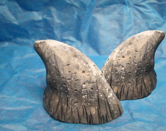 Teeny Tiny Costume Horns: Hand Painted Dragon Horns