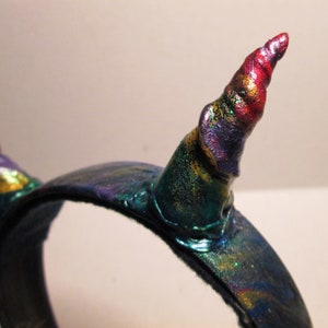 Handmade Resin Baby Dragon Horns: Costume Headband