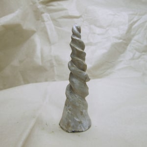 realistic unicorn 3.75&quot; horn, costume Unicorn horn, bone look, realistic Unicorn horn, handmade, custom made, spiral horn,