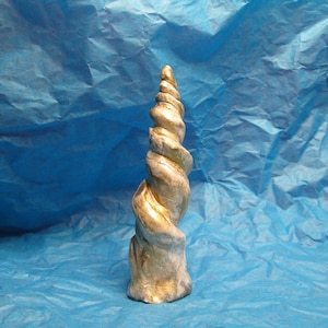 realistic unicorn 5&quot; horn, costume Unicorn horn, bone look, realistic Unicorn horn, handmade, custom made, spiral horn,