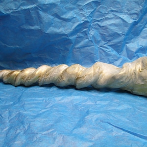 realistic large 8&quot; unicorn horn, costume Unicorn horn, bone look, realistic Unicorn horn, handmade, spiral horn, base style choices