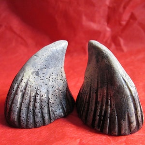 Teeny Tiny Costume Horns: Hand Painted OOAK Dragon Horns