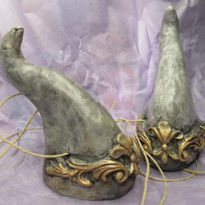 Handmade Resin Costume Horns: Ren Faire, LARP, Cosplay