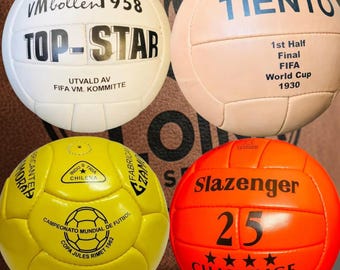 Zestaw skórzanych piłek do piłki nożnej FIFA World Cup, 1930-1966 (rozmiar 5)