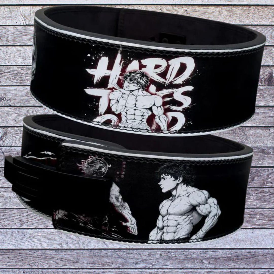 Handmade Anime Powerlifting Lever Belt: Weightlifting 10mm Leather Gym ...