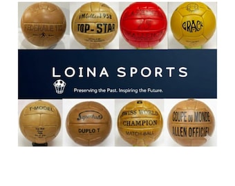 Vintage Leather Soccer Ball Set – FIFA World Cup Replica Collection (Size 5