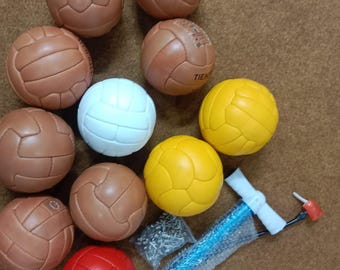 ヴィンテージレザーT字型1930年代サッカーボール - Etsy 日本
