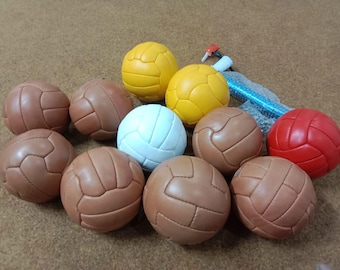 ヴィンテージレザーデュプロT 1950年代サッカーボール - Etsy 日本