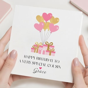 Happy Birthday Cousin Card, Birthday Card For Cousin, Cousin Birthday Card, Cousin Gift For Birthday, Best Cousin Card, Birthday Card Cousin