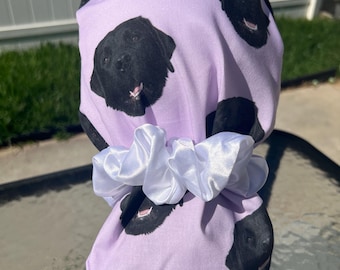 Gorro quirúrgico personalizado con cara de perro, gorro quirúrgico con foto de perro personalizada, regalo hecho a mano para amantes de los perros, enfermeras, técnicos veterinarios y auxiliares de enfermería.