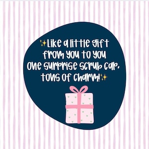 Random Ponytail Scrub Cap – You’ll Get 1 of the Styles Shown! Handmade & Cute