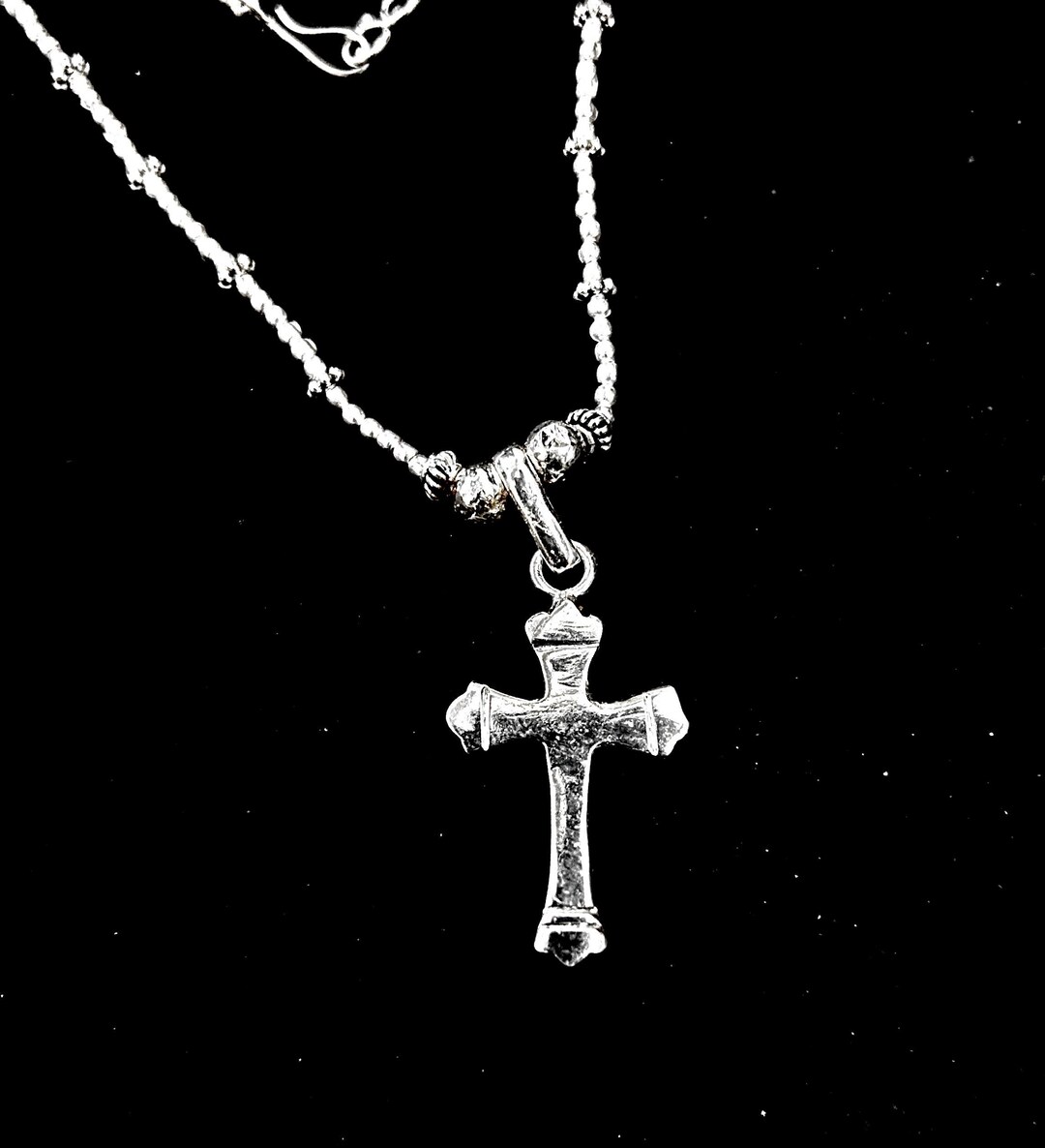 Jesus Christ Cross Pendant With Sterling 925 Silver Classy Chain. - Etsy