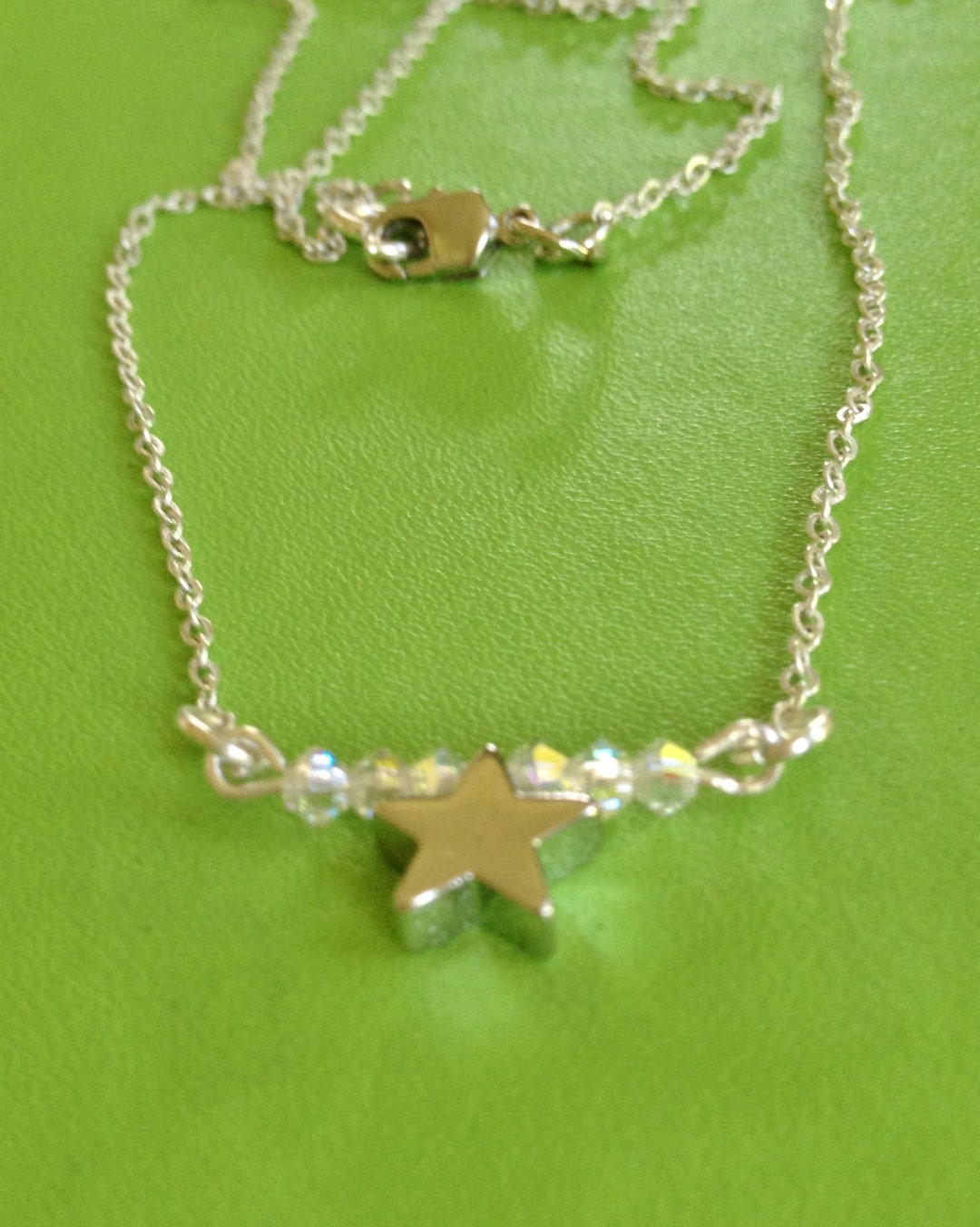 Star quality sparkle black necklace Clearance