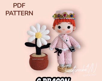 ZOA（zo&friends）G-dragon猫のかぎ針編みパターン - Etsy 日本