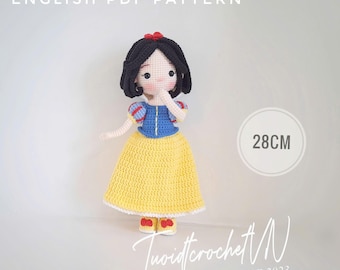 Crochet Fairytale Princess Doll Pattern: Amigurumi PDF (English Version)