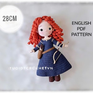 Crochet Pattern: Brave Warrior Princess Doll - Amigurumi PDF Tutorial