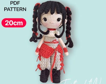 Dancer Ruby Doll Crochet Pattern: Amigurumi PDF (In English)