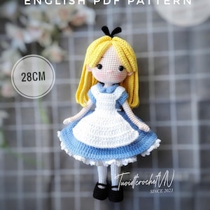 Amigurumi Wonderland Girl Doll Crochet Pattern: Storybook Character PDF