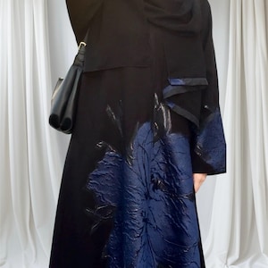 Elegante Abaya für Muslime Islam Blume Arabisch Gr.52/54 Kaftan Hijab