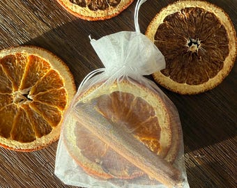 Signature Orange Cinnamon & Clove Potpourri | Dried Orange Slices, Cozy Home Fragrance, Stocking Stuffer