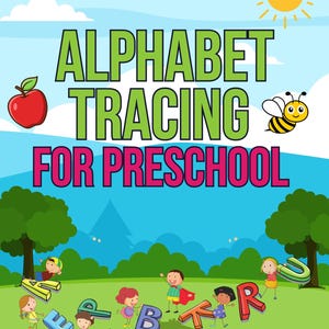 A-Z Alphabet Tracing & Coloring Book for Preschool | Educational Printable PDF