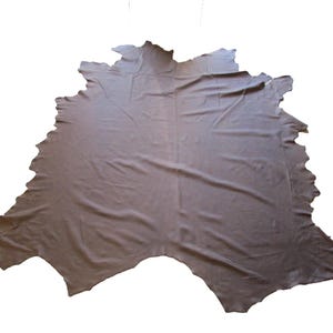 Brown Cowhide Leather Hide 50 sq ft – Italian Full-Grain for Bags & Upholstery DIY #1232