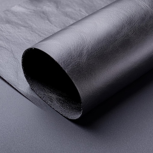 Black Full Grain Cowhide Leather Sheet (12x18 Inch) - DIY Crafting