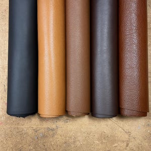 Italian Full Grain Leather Sheets: Smooth Cowhide for Crafts & Jewelry