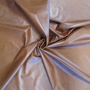 Premium Full Grain Brown Cowhide Leather - Ideal for Bags & Upholstery, 50 sq ft #1217