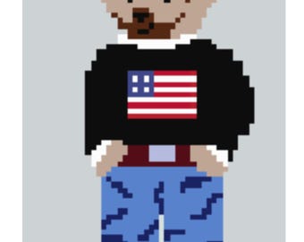 Ralph Lauren Nadelspitze Muster