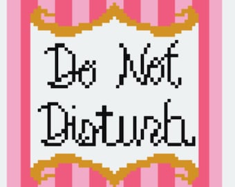 Do Not Disturb Needlepoint Design