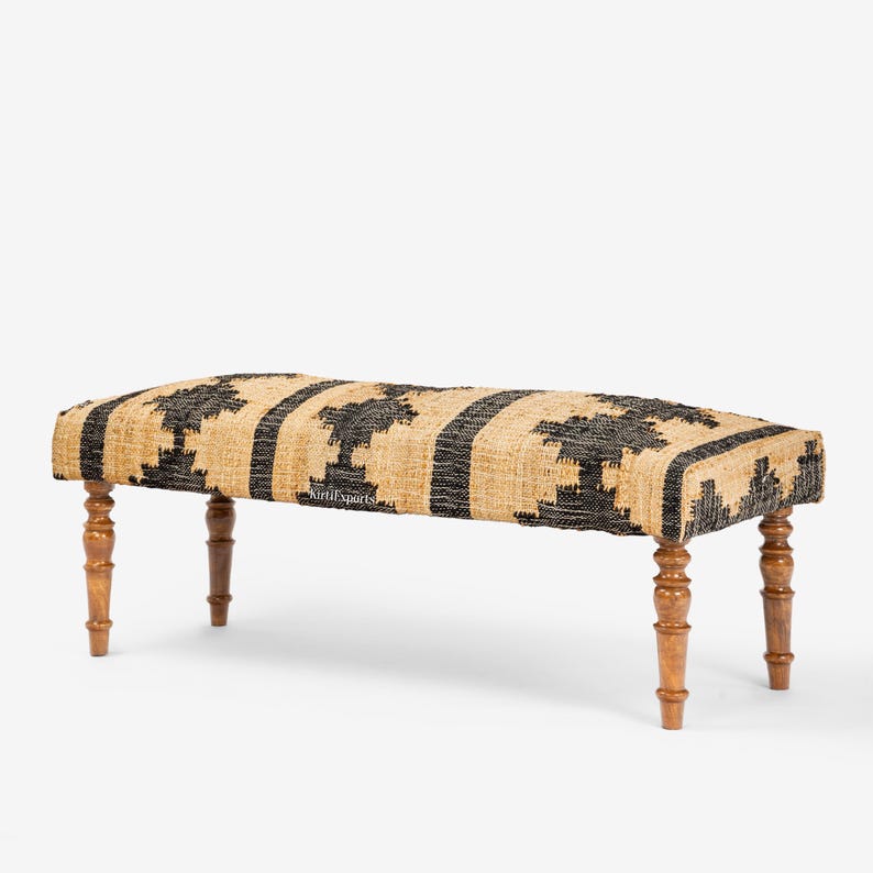 Handcrafted bench