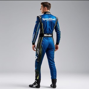 Hand Made F1 Go Kart Racing Suit CIK/FIA Level 2 standard Customize Race Suit In All Sizes with the option to add own logos + Free Shipping