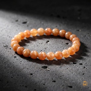 Zonnesteenarmband | Vreugde, vitaliteit en vertrouwen kristallen armband | Edelsteensieraden zonnevlechtchakra