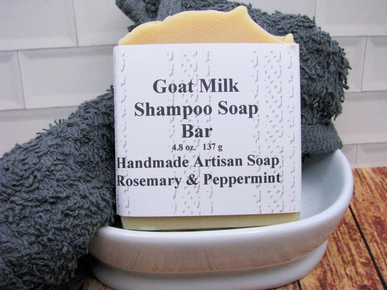 Goat Milk Shampoo Bar Soap Shampoo Bar Nourishing Natural Etsy