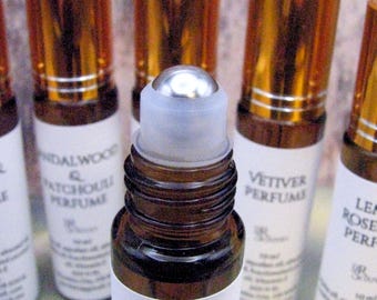 Essential Oil Roller Perfume: Jojoba, Squalane, Almond Oil (10ml)