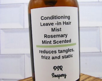 Conditioning Leave-in Hair Mist: Rosemary Mint Scented