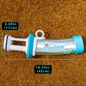 Toothpaste Splatoon Colorful Ink Style Cosplay Blade 3D Printed Costume Prop With Magnetic ...