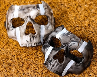 taktische Schädel Cosplay Maske Militär-Stil beängstigend Gesichts-Abdeckung Halloween Kostüm Maske für Partys Konventionen Airsoft LARP Display Requisite