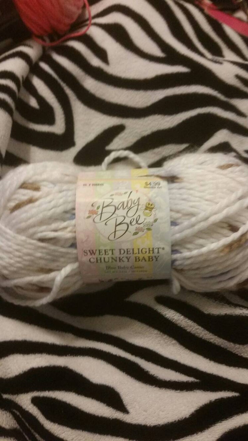 Yarn Bee Baby Bee Sweet Delight Chunky Baby yarn 1 skein Blue Etsy