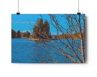 ENJOY THE VIEW - Scandinavian Nature Art Print - ArtbyBearded
