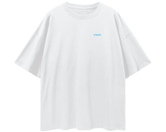 ENJOY – Oversized Minimalist T-Shirt | Scandinavian Streetwear | Unisex Drop Shoulder Tee | Ethical Nordic Gift for Him or Her