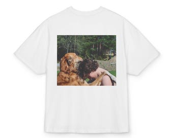 BORZOI - Unisex Oversized Graphic Tee - Scandinavian Streetwear - ArtbyBearded