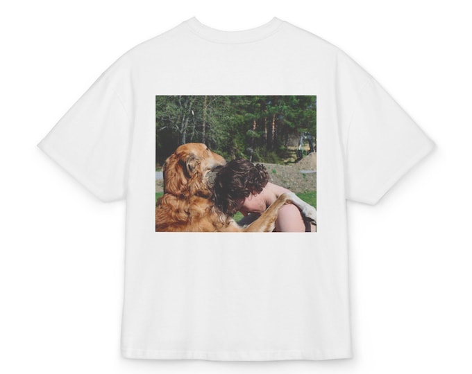 BORZOI - Unisex Oversized Graphic Tee - Scandinavian Streetwear - ArtbyBearded