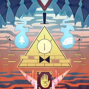 Beast With One Eye -- Bill Cipher Art Print