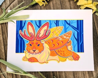 ORIGINAL | Wolpertinger Posca Painting