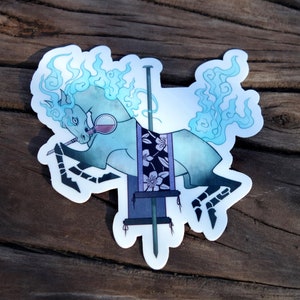 Adesivo de vinil Carrossel Curse Spooky Horse