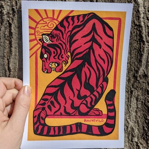 Year of the Tiger Print & Sticker Set