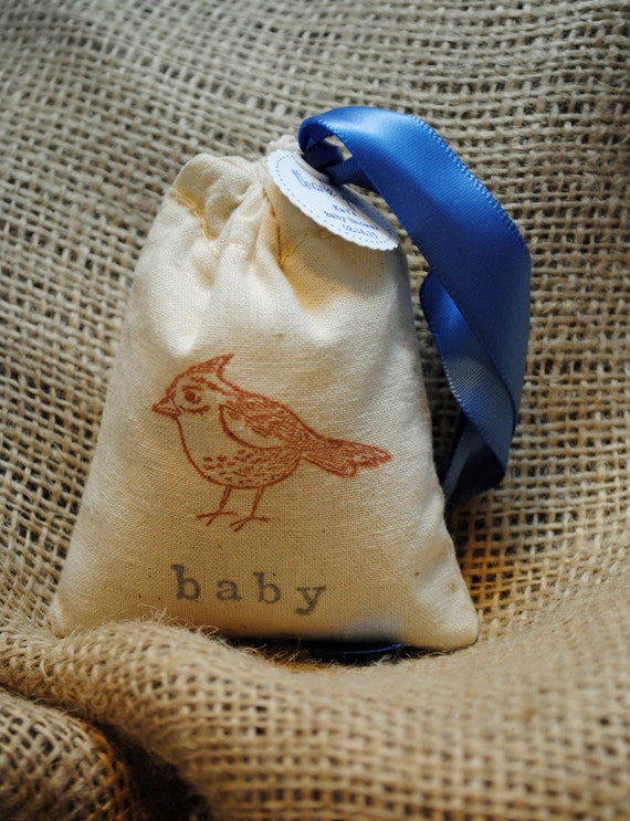 VINTAGE BIRD Sachet Bags / Baby Shower Favors Etsy