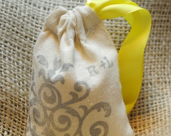 DAMASK Sachet Bags for Weddings, Birthdays, Anniversaries